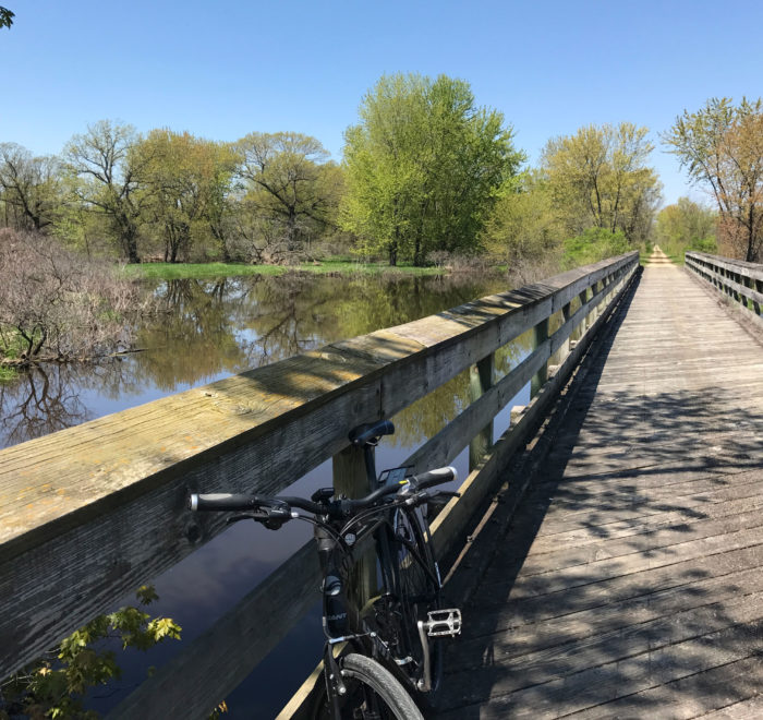 Wisconsin 4 trails tour - independent tourist bicycling tour